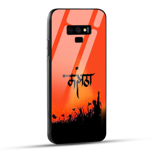 Samsung Galaxy Note 9 Back Cover Maratha Printed Glass Case