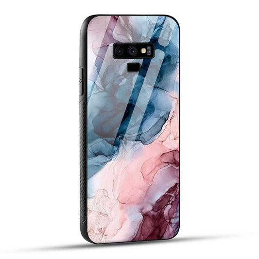 Samsung Galaxy Note 9 Back Cover Marble Color Printed Glass Case