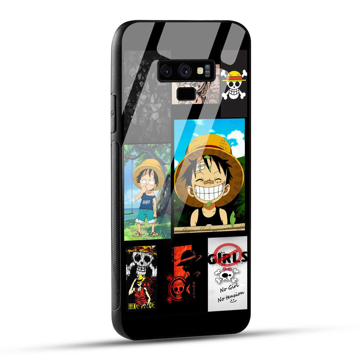 Samsung Galaxy Note 9 Back Cover No Girls No Tension Printed Glass Case