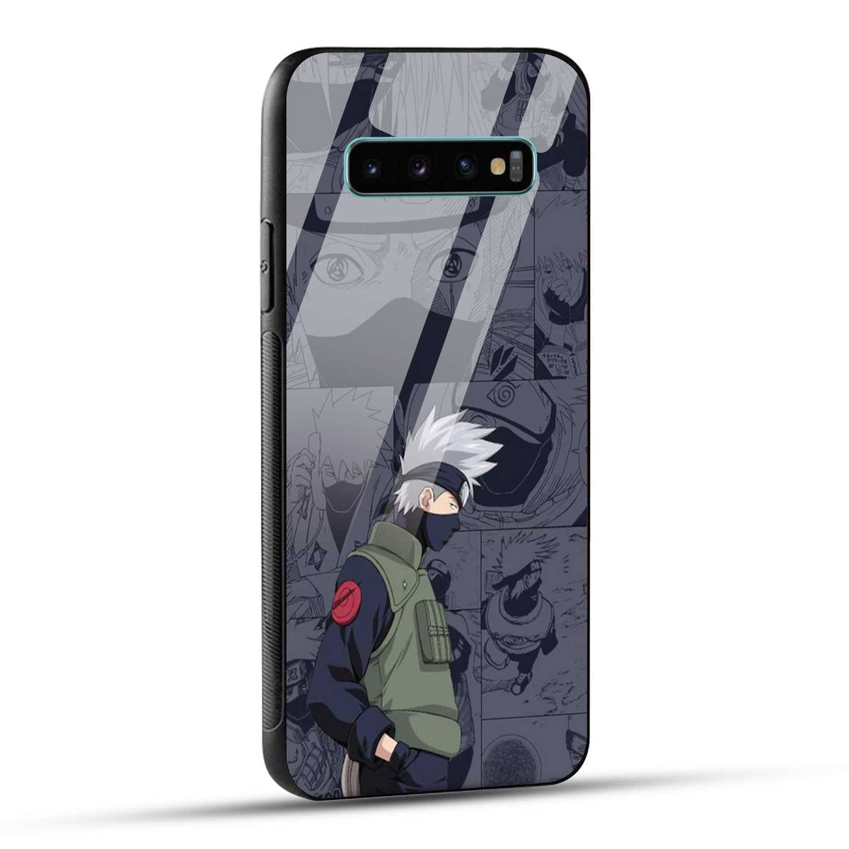 Samsung Galaxy S10 Plus Back Cover Kakashii Printed Glass Case