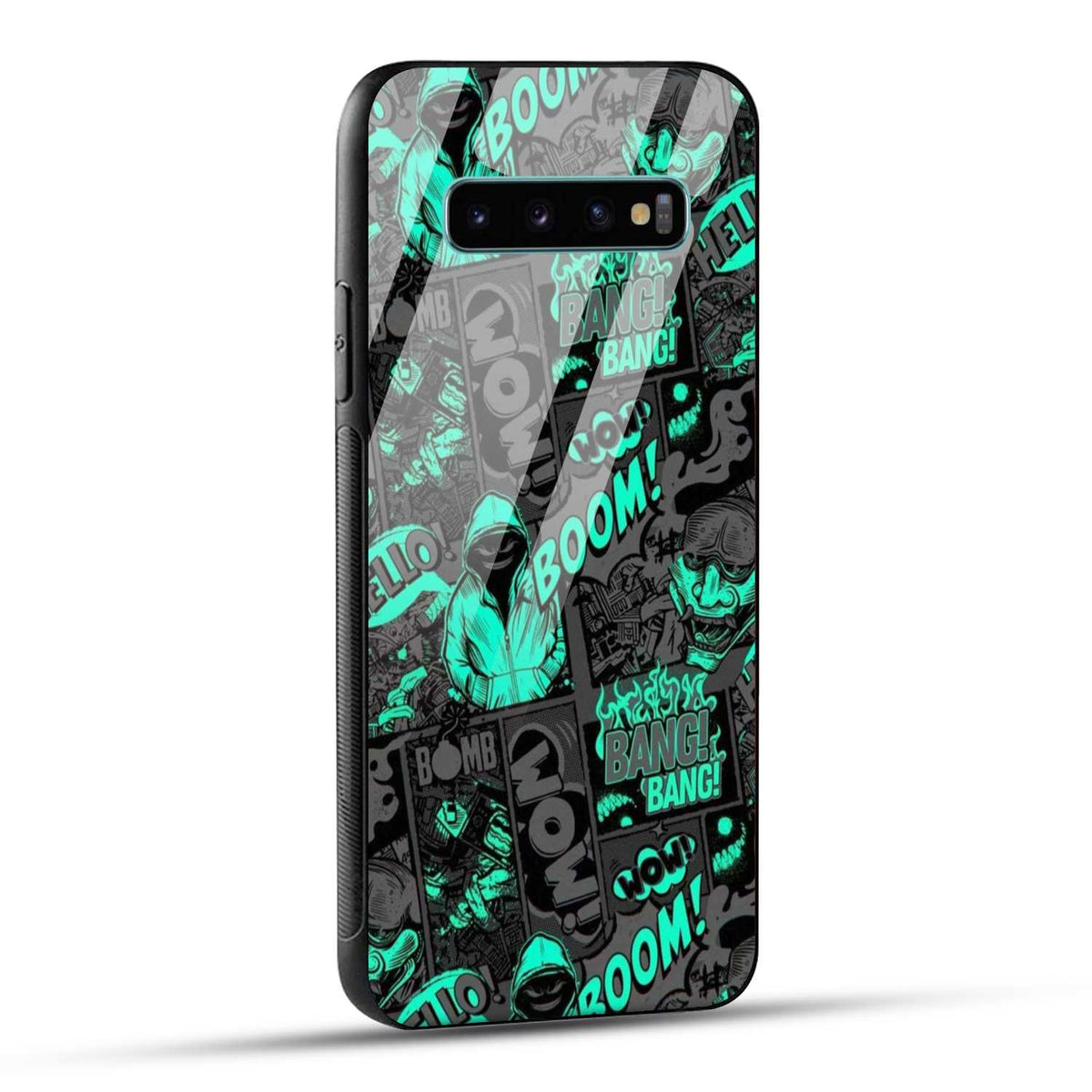 Samsung Galaxy S10 Plus Back Cover Boom Printed Glass Case