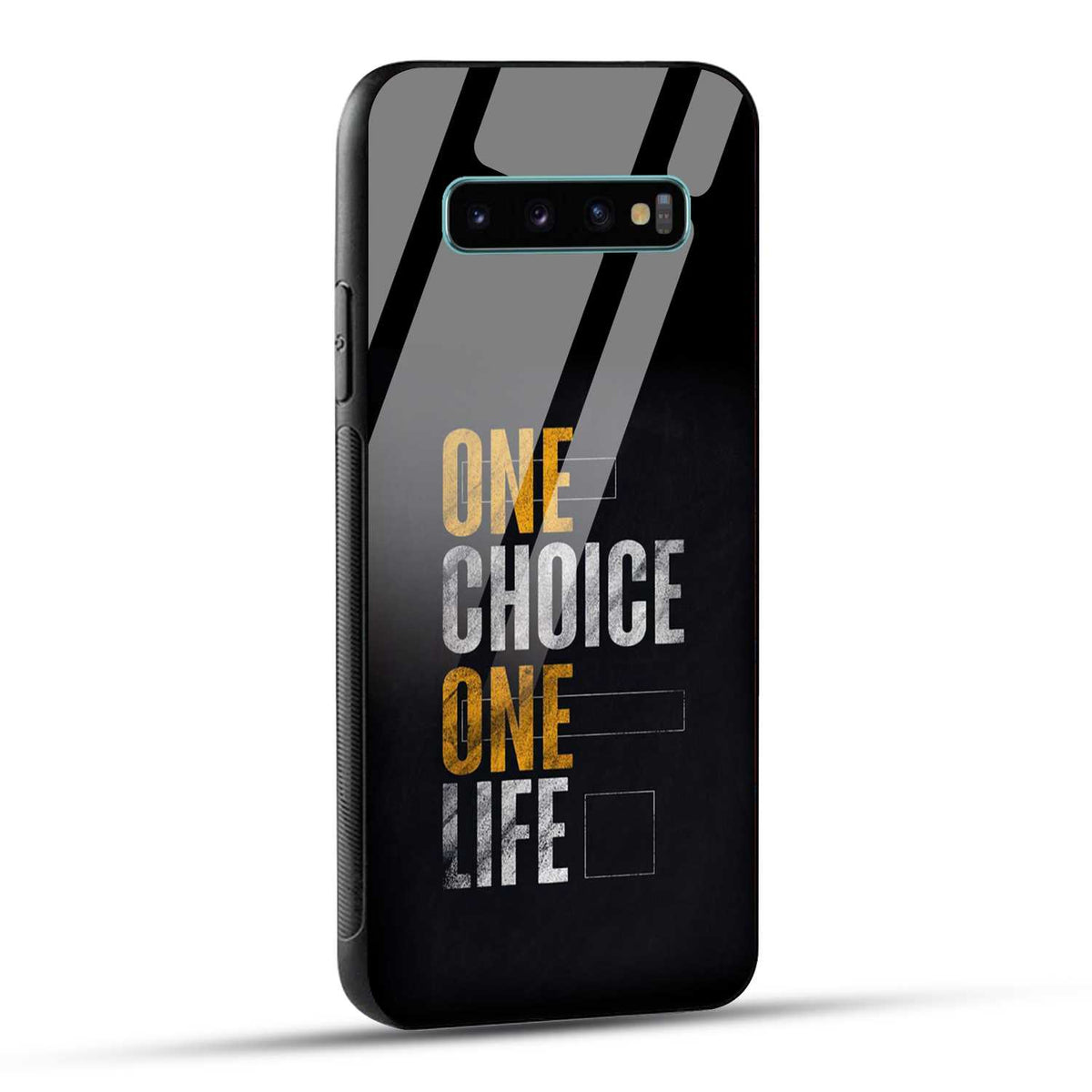 Samsung Galaxy S10 Plus Back Cover One Choice One Life Printed Glass Case