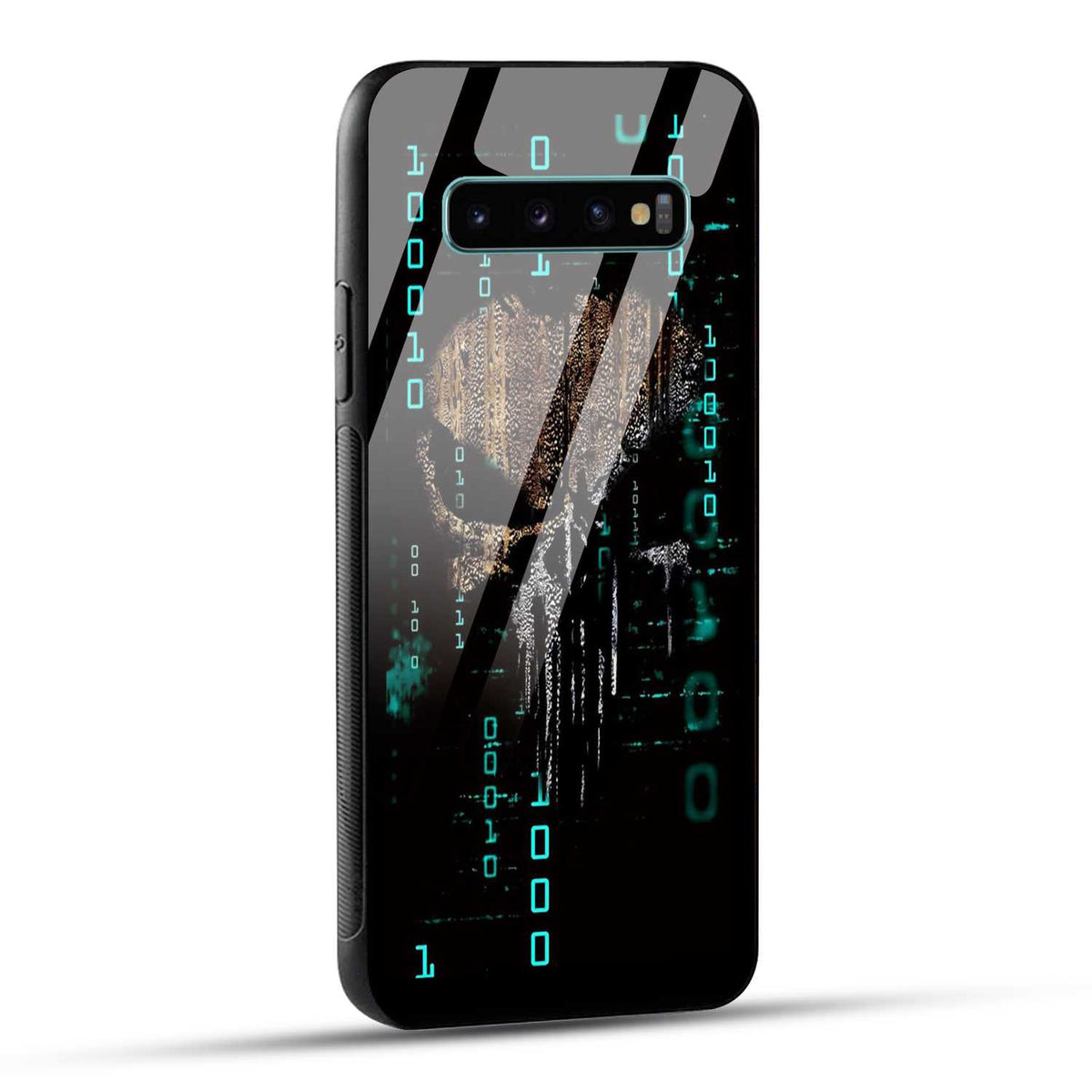 Samsung Galaxy S10 Plus Back Cover Hacker Printed Glass Case