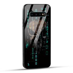 Samsung Galaxy S10 Plus Back Cover Hacker Printed Glass Case