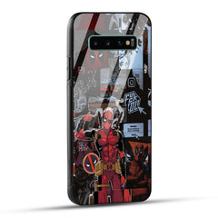 Samsung Galaxy S10 Plus Back Cover Superhero Collage Printed Glass Case