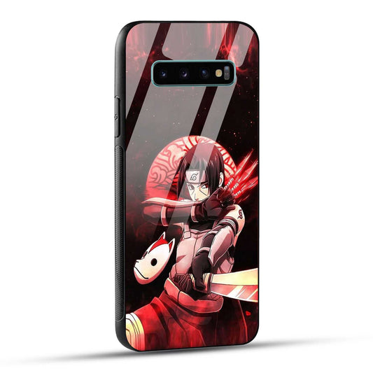 Samsung Galaxy S10 Plus Back Cover Itachii Printed Glass Case