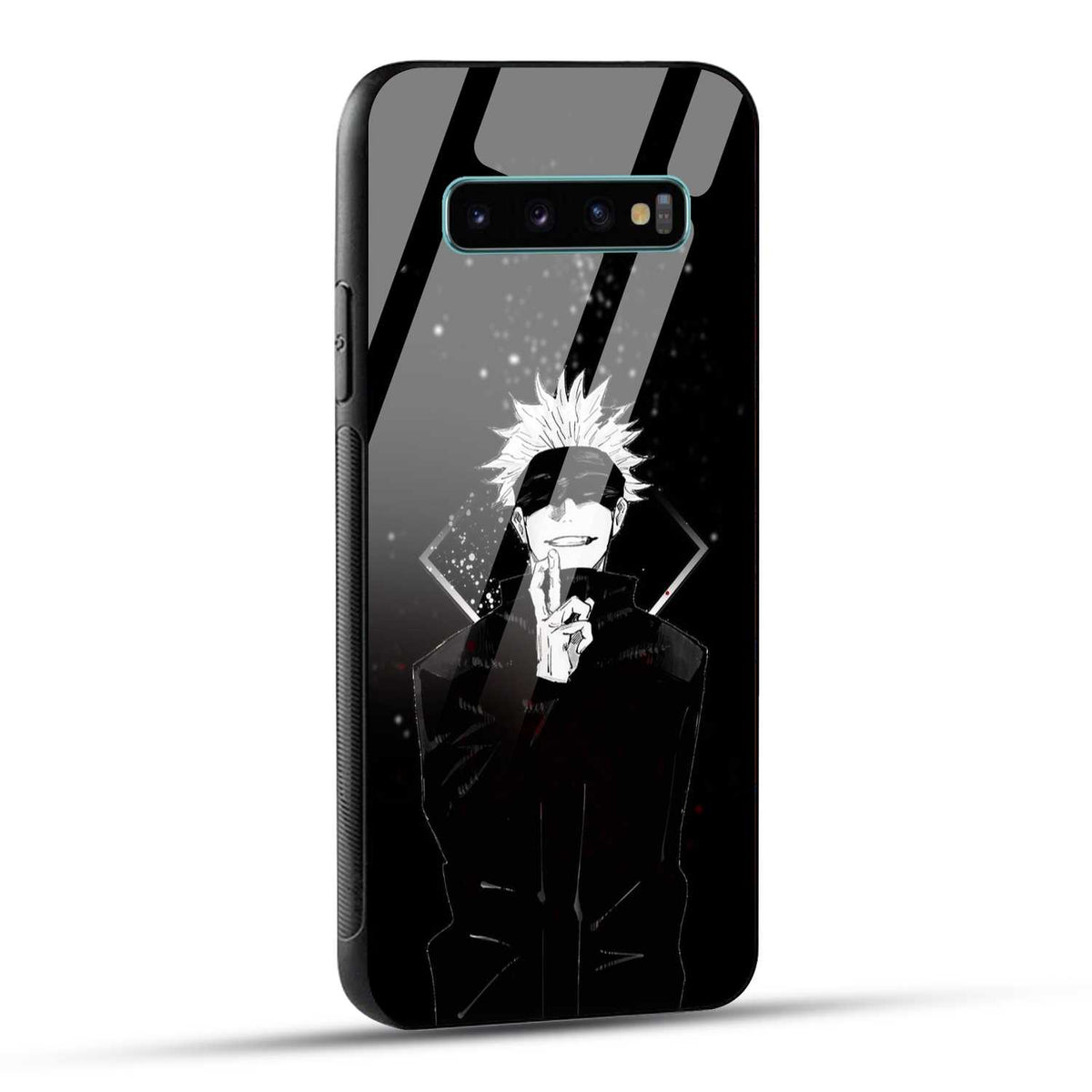 Samsung Galaxy S10 Plus Back Cover Anime Printed Glass Case