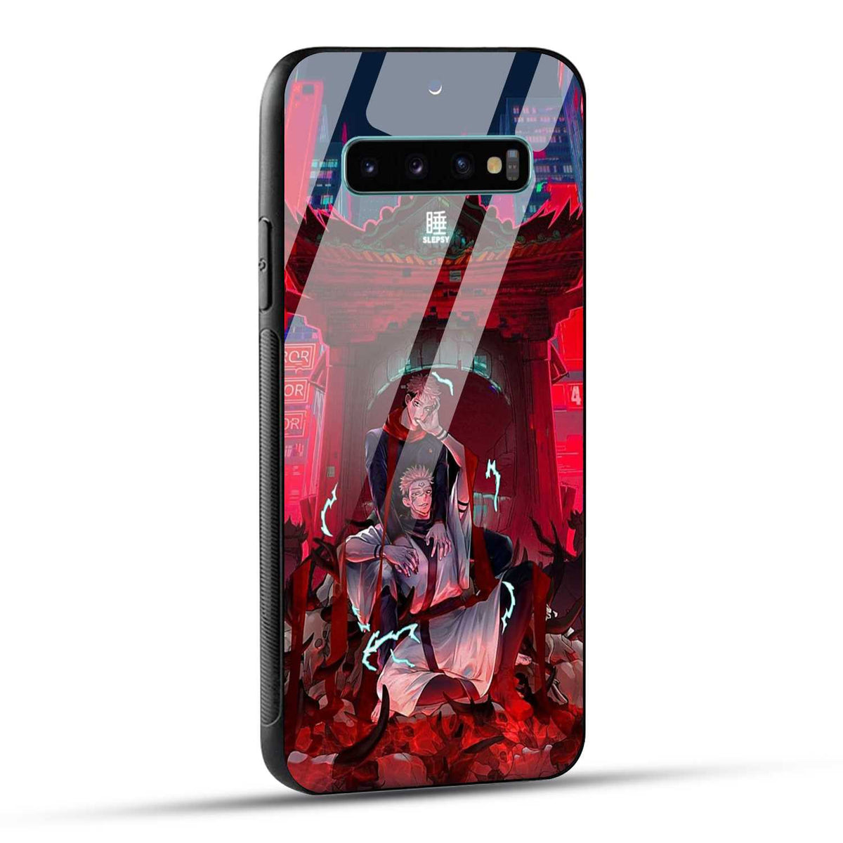 Samsung Galaxy S10 Plus Back Cover Sukuna Printed Glass Case