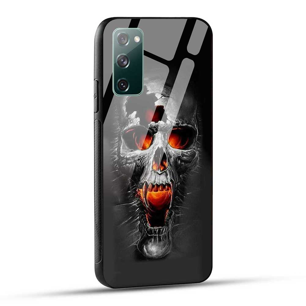 Samsung Galaxy S20 FE / S20 FE 5G Back Cover Skull Glass Case