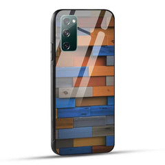 Samsung Galaxy S20 FE / S20 FE 5G Back Cover Wooden Wall Glass Case