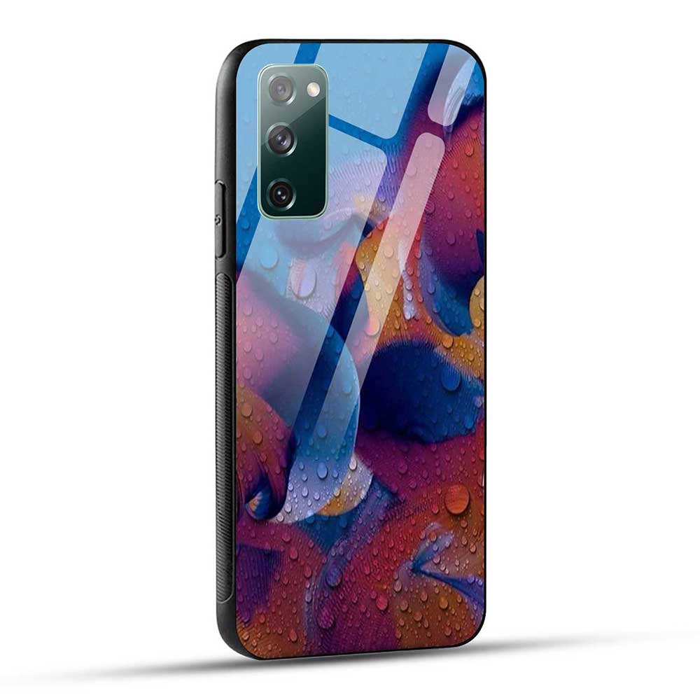 Samsung Galaxy S20 FE / S20 FE 5G Back Cover Water Drops Glass Case