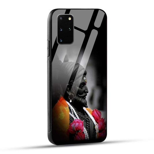 Samsung Galaxy S20 Plus Back Cover Chatrapati Shivaji Maharaj Raje Printed Glass Case