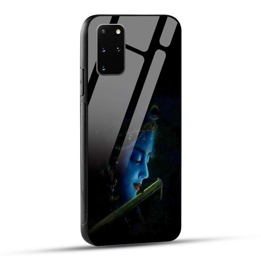Samsung Galaxy S20 Plus Back Cover Lord Krishna Printed Glass Case