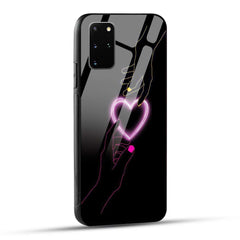 Samsung Galaxy S20 Plus Back Cover Love Forever Heart Printed Glass Case