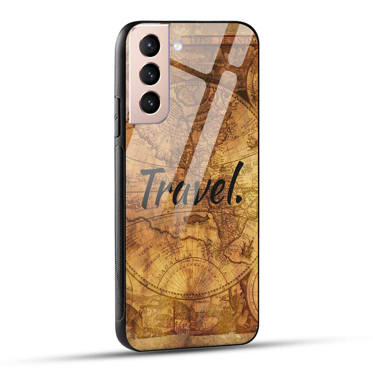 Samsung Galaxy S21 5G Back Cover Travel Printed Glass Case