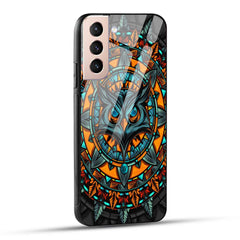 Samsung Galaxy S21 5G Back Cover Attractive Owl Printed Glass Case