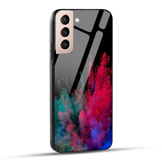 Samsung Galaxy S21 5G Back Cover Colorful Explosion Glass Case