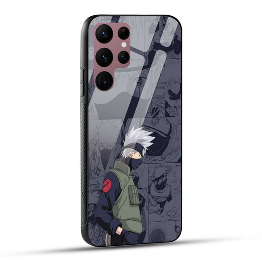 Samsung Galaxy S22 Ultra 5G Back Cover Kakashii Printed Glass Case