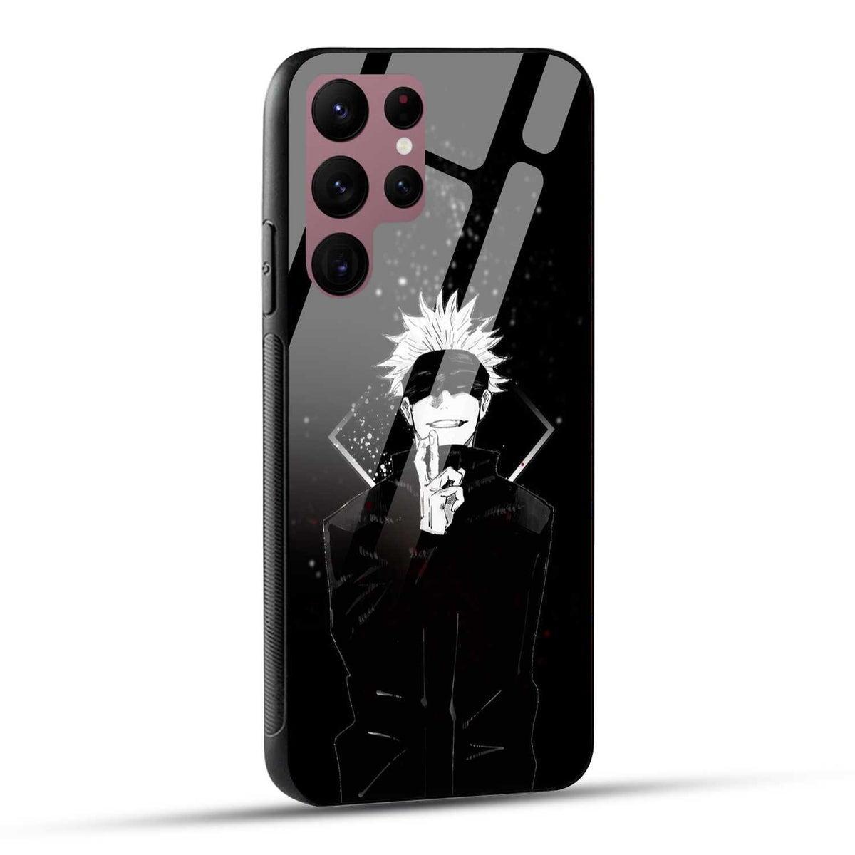 Samsung Galaxy S22 Ultra 5G Back Cover Anime Printed Glass Case