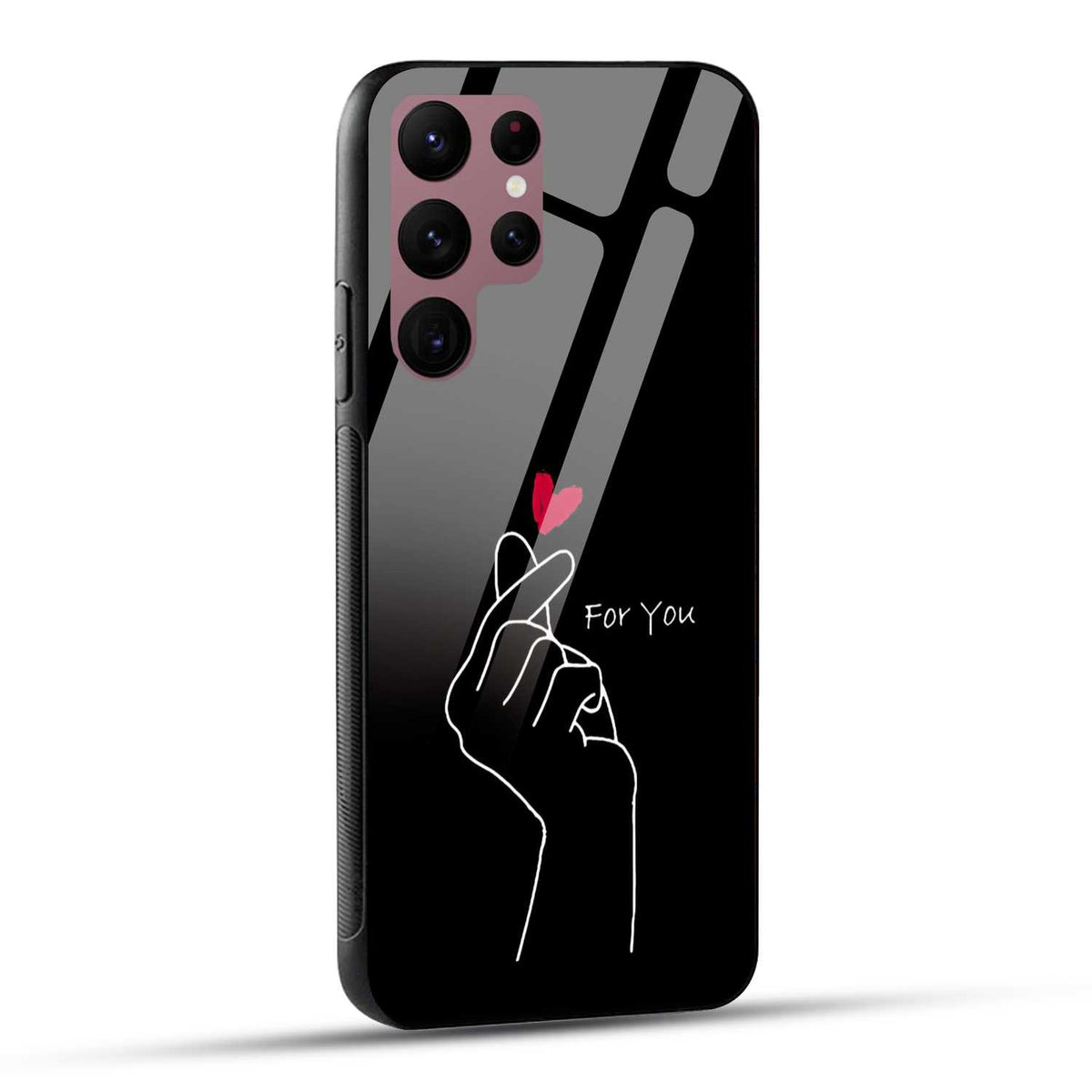 Samsung Galaxy S22 Ultra 5G Back Cover For You Printed Glass Case