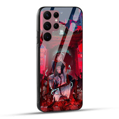 Samsung Galaxy S22 Ultra 5G Back Cover Sukuna Printed Glass Case