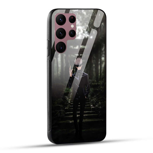 Samsung Galaxy S22 Ultra 5G Back Cover Gojo Printed Glass Case