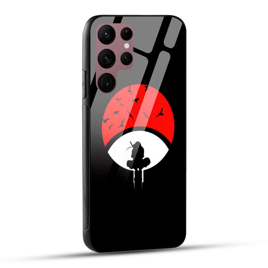 Samsung Galaxy S22 Ultra 5G Back Cover Itachi Uchiha Printed Glass Case