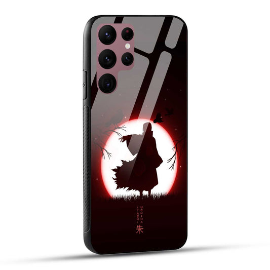 Samsung Galaxy S22 Ultra 5G Back Cover Itachi Uchiha Printed Glass Case