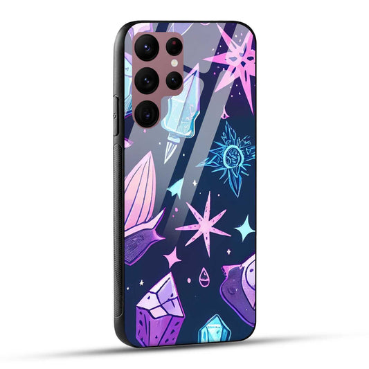Samsung Galaxy S22 Ultra 5G Back Cover Stones Of Ancestors Printed Glass Case