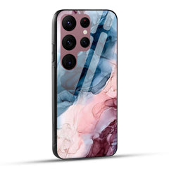 Samsung Galaxy S23 Ultra 5G Back Cover Marble Color Printed Glass Case
