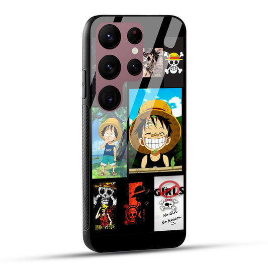 Samsung Galaxy S23 Ultra 5G Back Cover No Girls No Tension Printed Glass Case