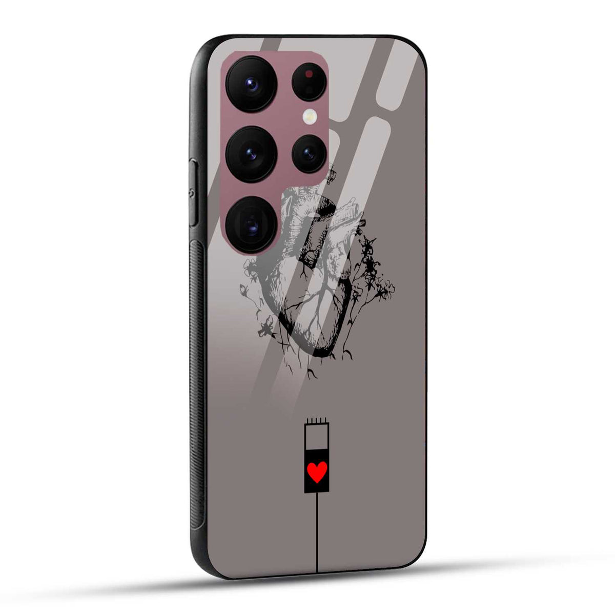 Samsung Galaxy S23 Ultra 5G Back Cover Colorful Watercolor Painting Printed Glass Case