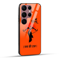 Samsung Galaxy S23 Ultra 5G Back Cover Jai Shree Ram Printed Glass Case