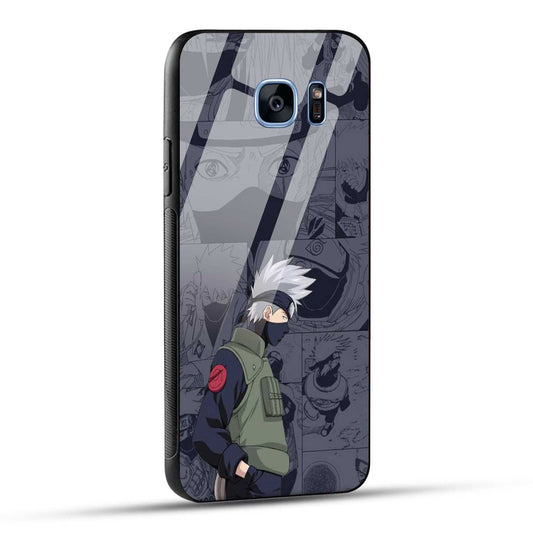 Samsung Galaxy S7 Edge Back Cover Kakashii Printed Glass Case