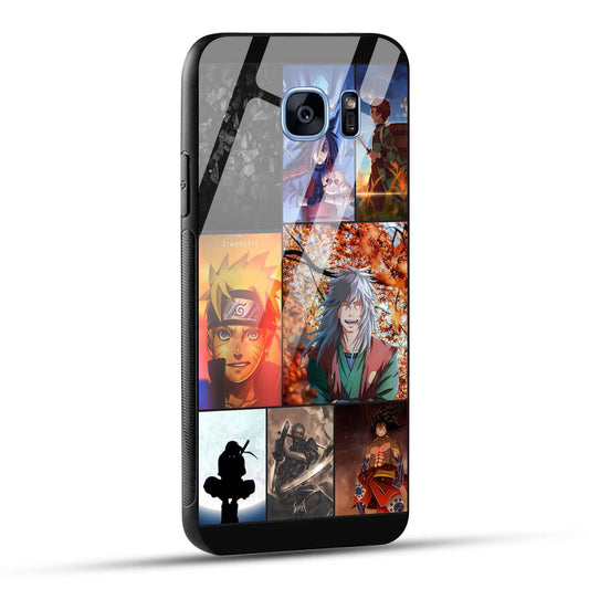 Samsung Galaxy S7 Edge Back Cover Kakashii Narutto Printed Glass Case