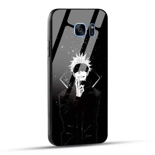 Samsung Galaxy S7 Edge Back Cover Anime Printed Glass Case