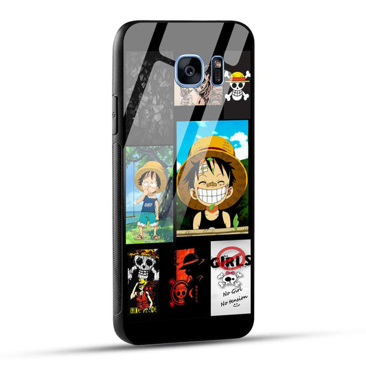 Samsung Galaxy S7 Edge Back Cover No Girls No Tension Printed Glass Case