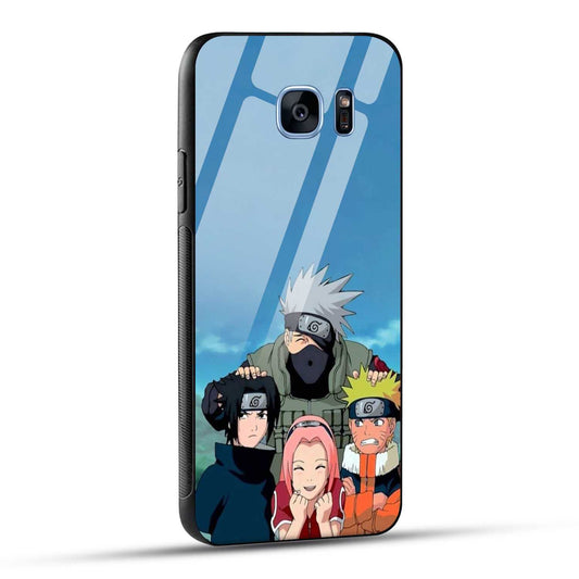 Samsung Galaxy S7 Edge Back Cover Kakashi Printed Glass Case