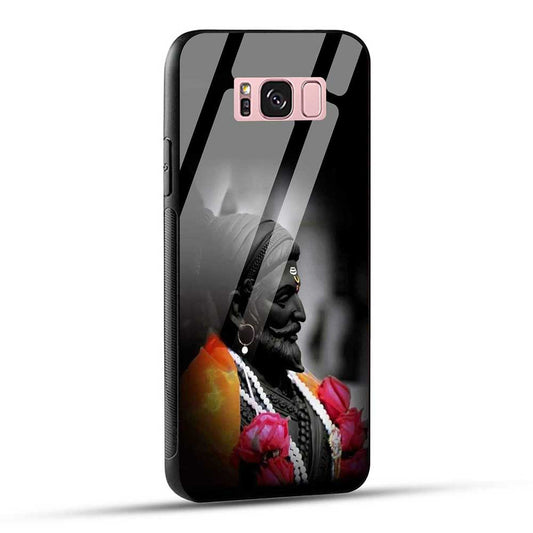 Samsung Galaxy S8 Plus Back Cover Chatrapati Shivaji Maharaj Raje Printed Glass Case