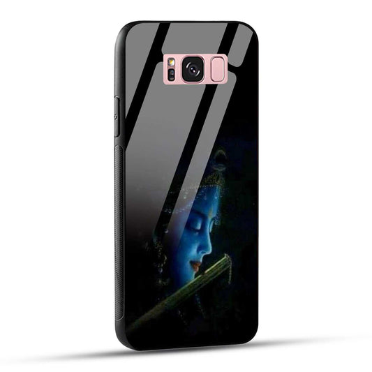 Samsung Galaxy S8 Plus Back Cover Lord Krishna Printed Glass Case
