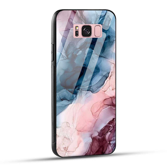 Samsung Galaxy S8 Plus Back Cover Marble Color Printed Glass Case