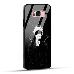 Samsung Galaxy S8 Plus Back Cover Anime Printed Glass Case