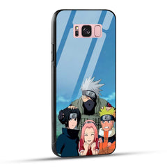 Samsung Galaxy S8 Plus Back Cover Kakashi Printed Glass Case