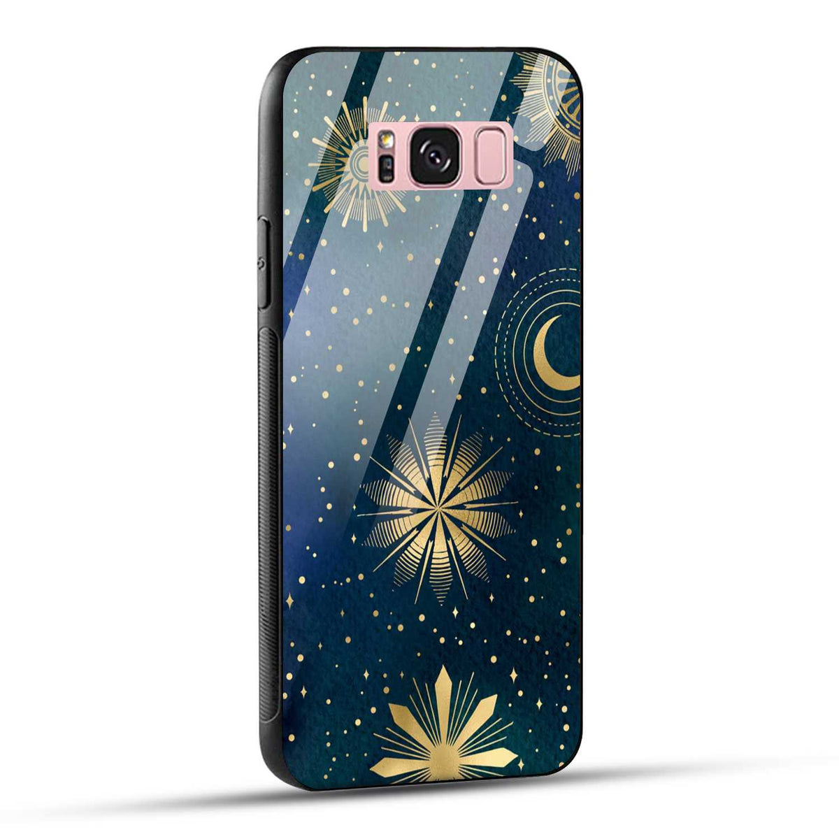 Samsung Galaxy S8 Plus Back Cover Art Of Moon Printed Glass Case