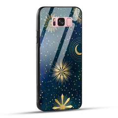 Samsung Galaxy S8 Plus Back Cover Art Of Moon Printed Glass Case