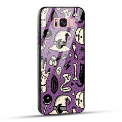 Samsung Galaxy S8 Plus Back Cover Aethetic Texture Printed Glass Case
