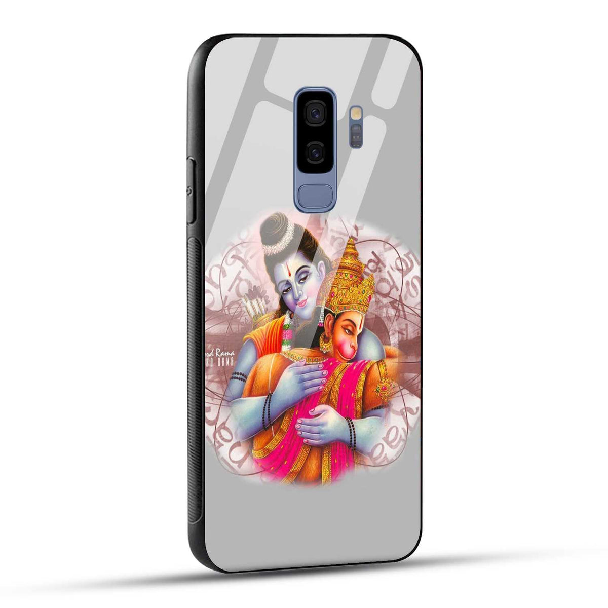 Samsung Galaxy S9 Plus Back Cover Hanuman and Ram Printed Glass Case