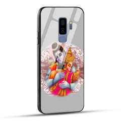 Samsung Galaxy S9 Plus Back Cover Hanuman and Ram Printed Glass Case