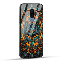 Samsung Galaxy S9 Plus Back Cover Attractive Owl Printed Glass Case