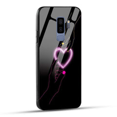 Samsung Galaxy S9 Plus Back Cover Love Forever Heart Printed Glass Case